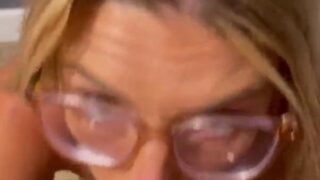Ambie Bambii Nerdy GF Glasses Blowjob Facial Video Leaked