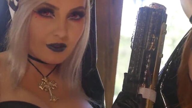 Amouranth Jessica Nigri Sexy Nuns Cosplay Video Leaked