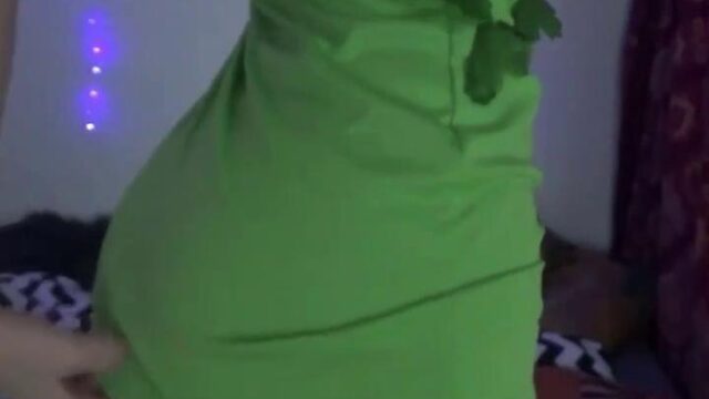 Peas And Pies Butt Plug Green Dress ASMR Video